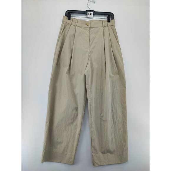 Banana Republic Women's Beige Pleated High Waist Size 6